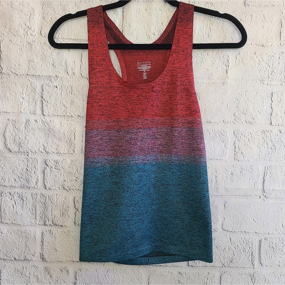 Athleta Relay Gradient Ombre Tank Top NWT Size Small - Picture 3 of 11
